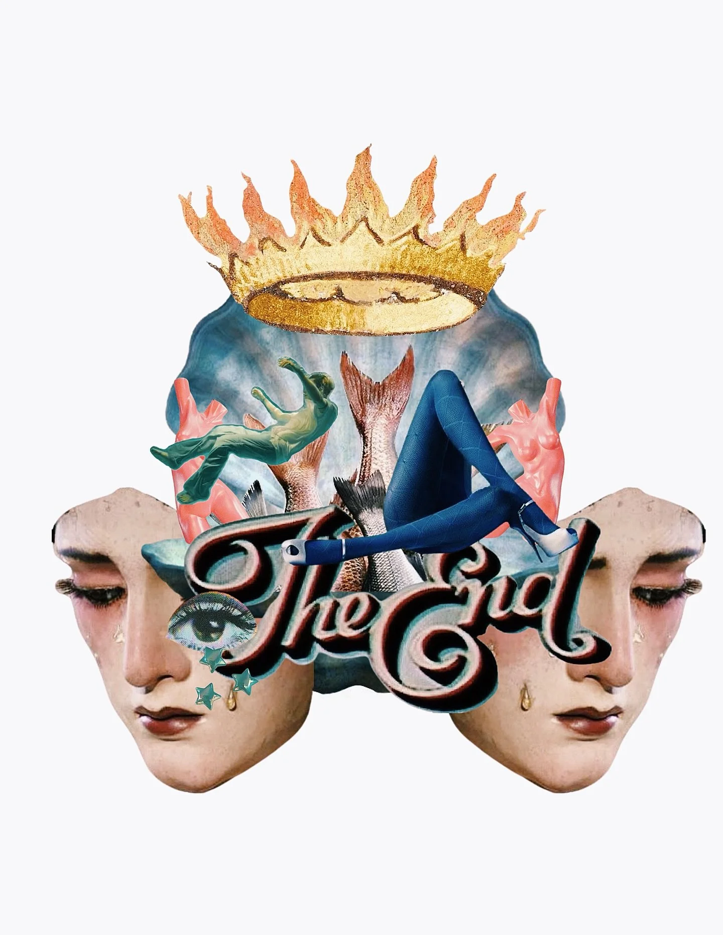 Tell me you just finished Sirens without saying you just finished Sirens &hellip; 🧜&zwj;♀️ 🫧 
&bull;
&bull;
&bull; #collage #sirens #netflix #artistssupportingartists