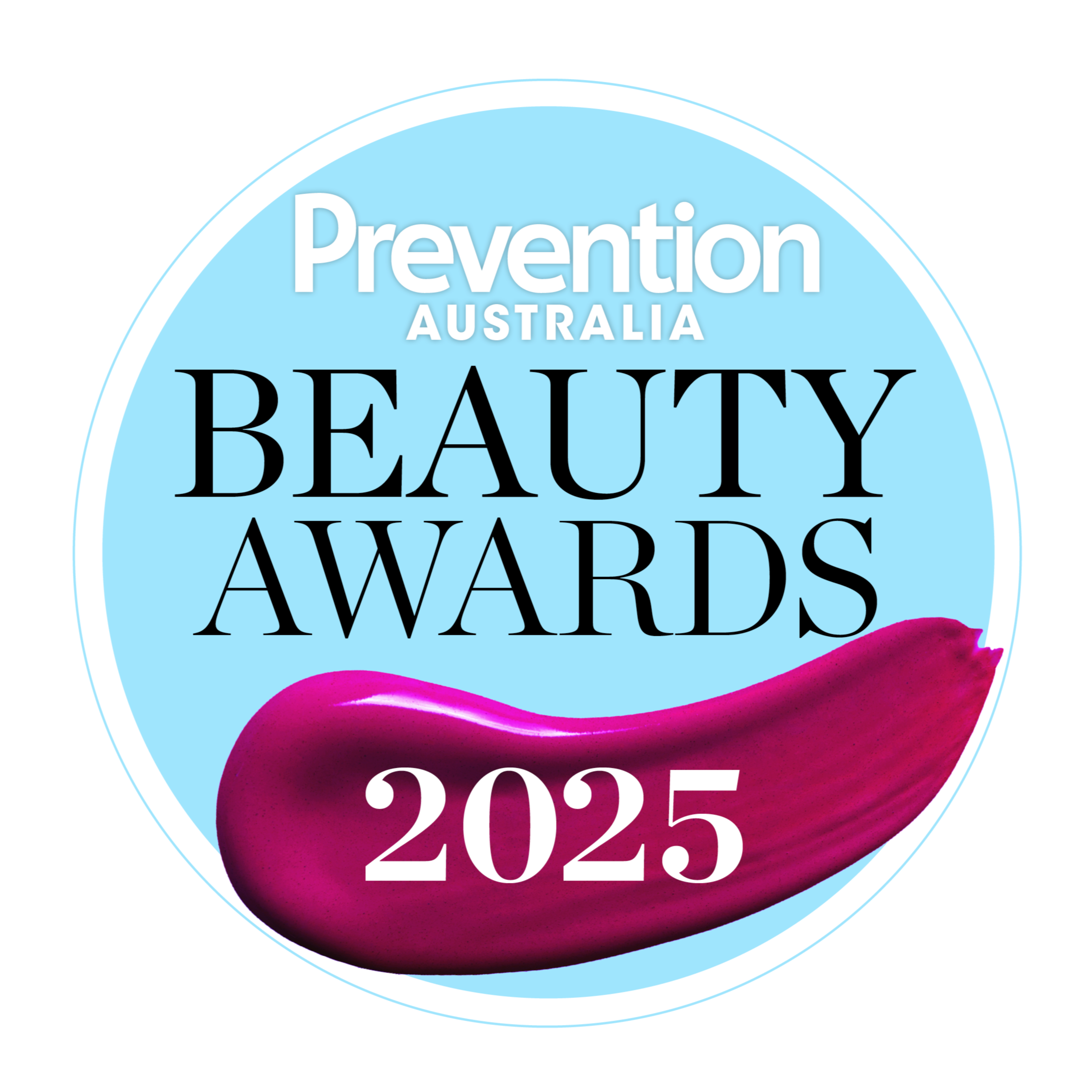 Prevention Australia Beauty Awards 2025 logo