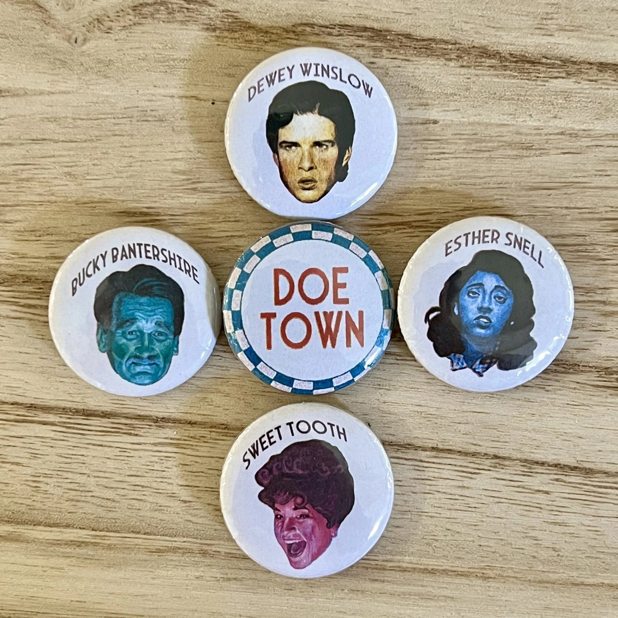 Character Pinback Buttons Set