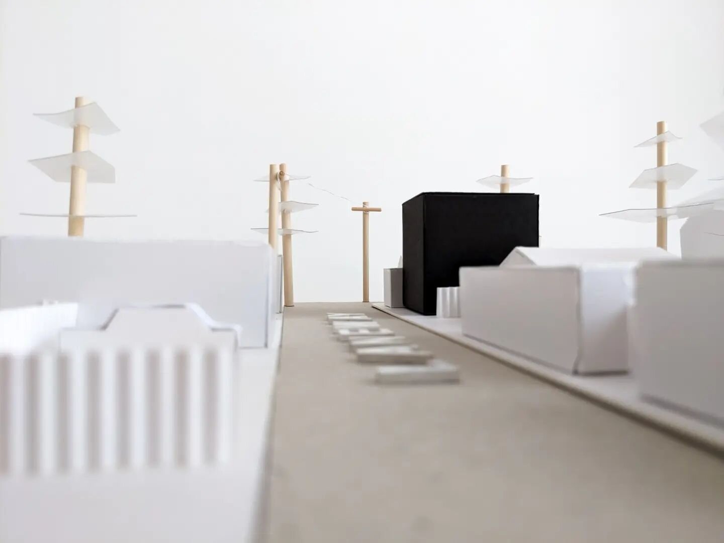 IRN201 - Sunlight Portal Suite

Site Model 1:100

Mount board, corrugated paper, wood dowels, plastic, thread.