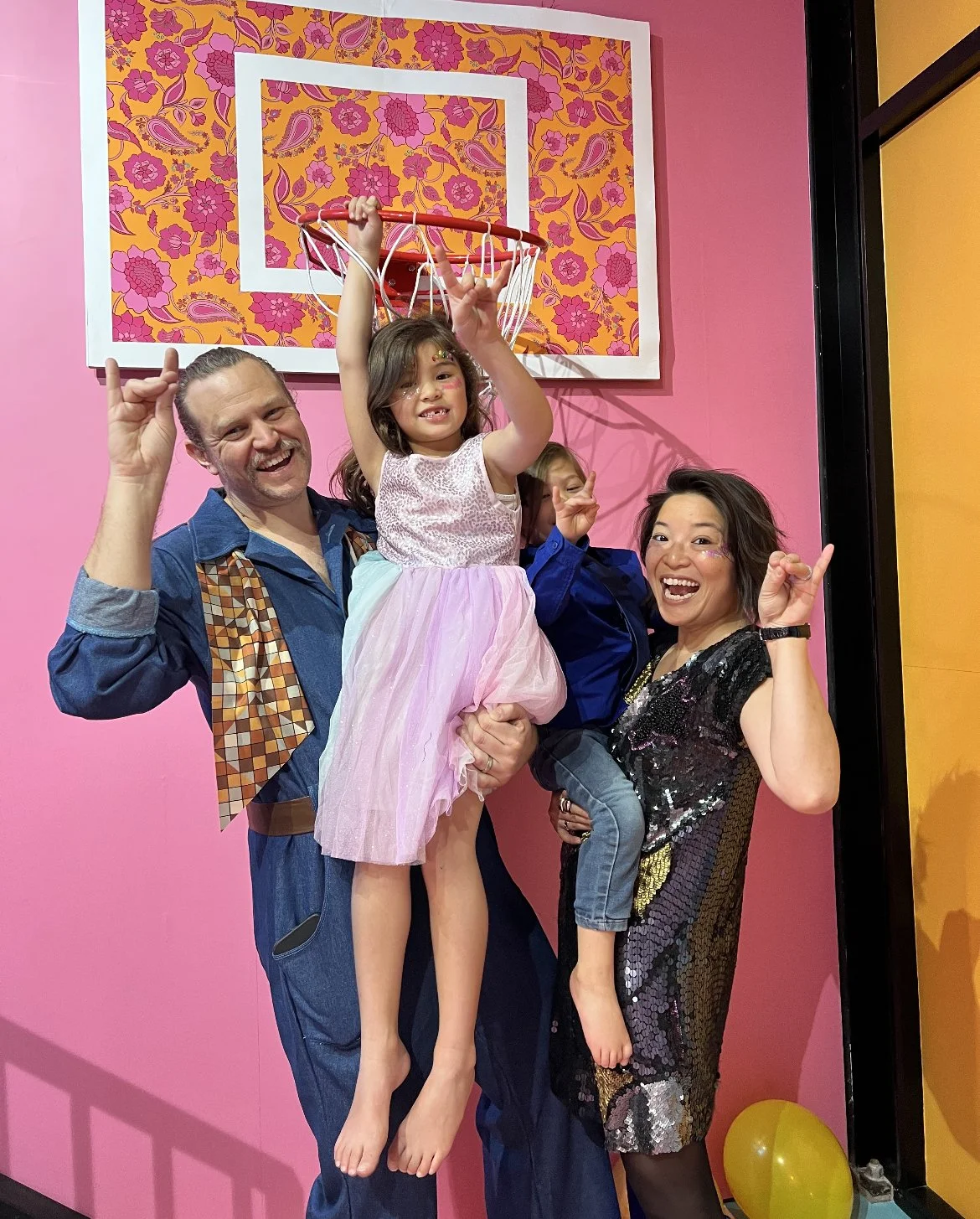 Family Birthday event selfies