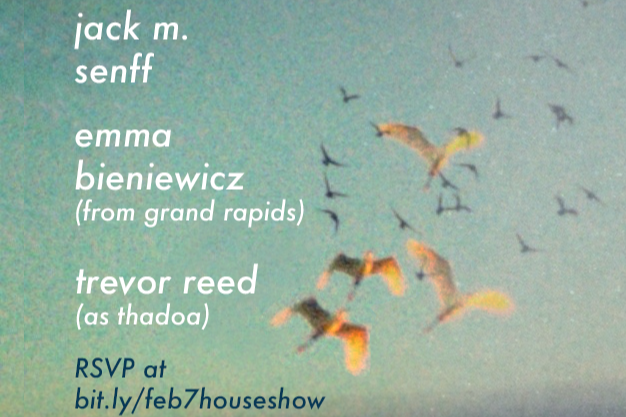 house show: jack m. senff + emma bieniewicz + trevor reed (as thadoa)