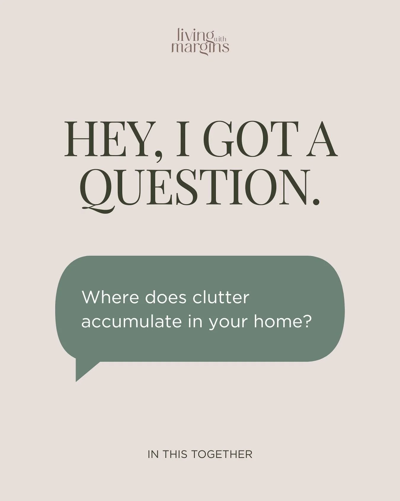 Where does clutter accumulate in your home? On the hall table near the front door? On the kitchen bench or dining room table? Do you have a junk drawer or hall cupboard where you stash things for future you to deal with?⁠
⁠
I have a corner of my spar