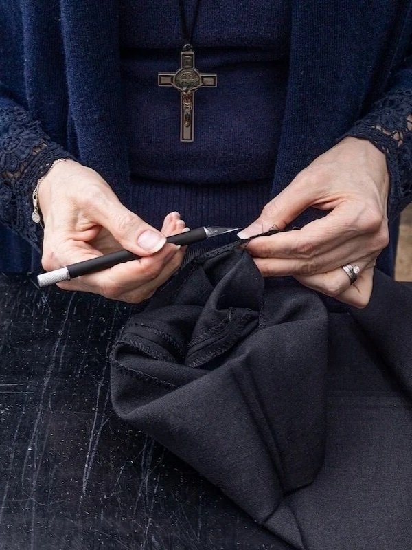 Seamstress hands