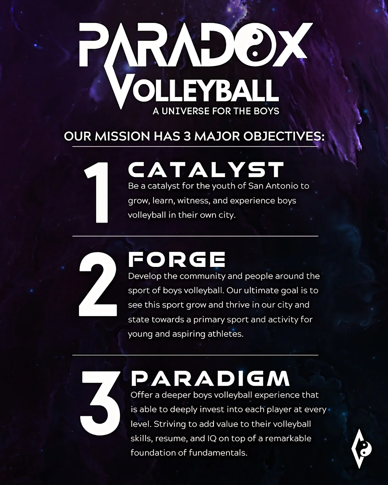 Since Day 1

Now we begin year 4 and we are pushing even harder.