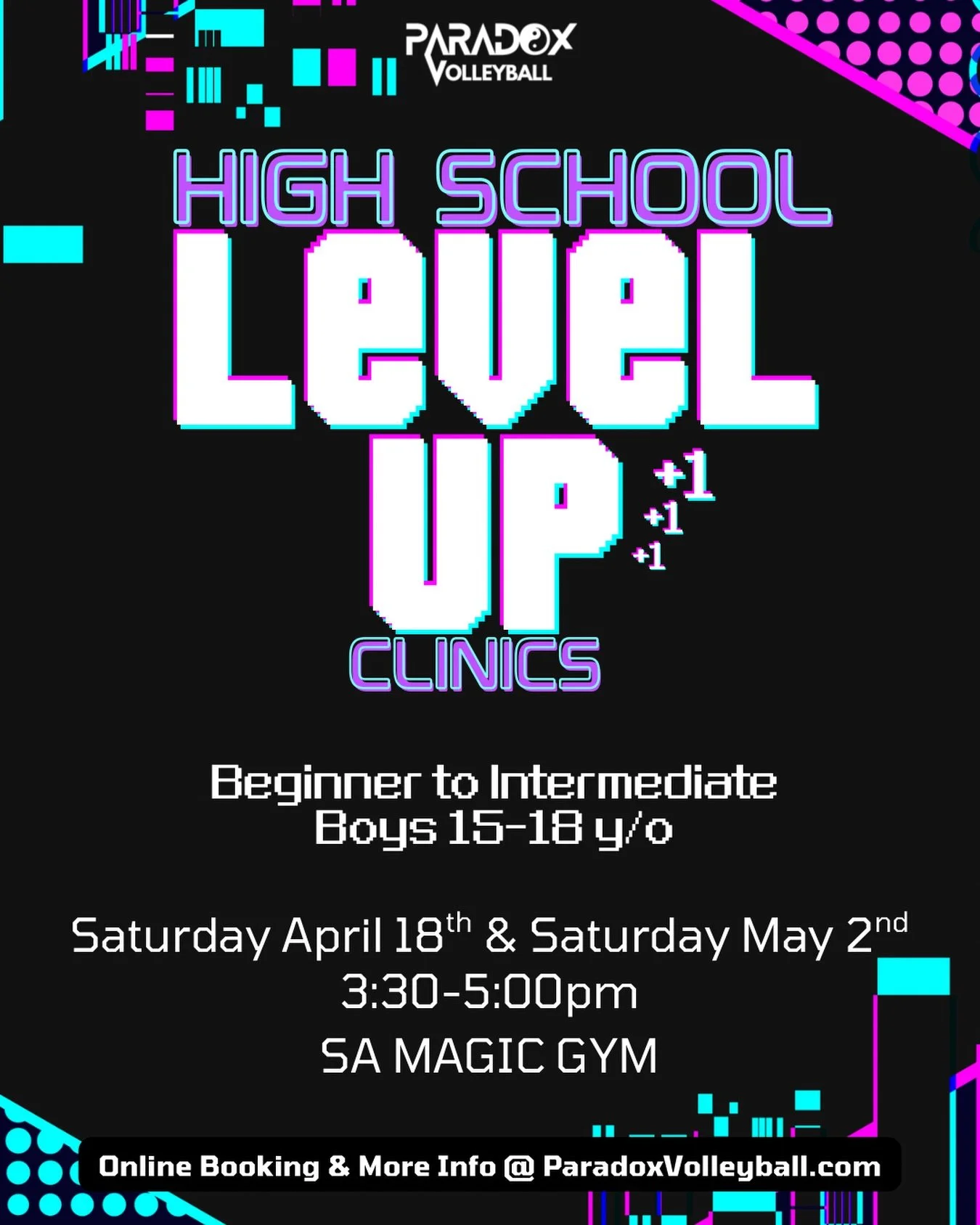 Whether you are new to the sport or want to reinforce skills for next high school season, these clinics will level you up!