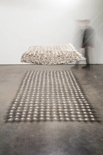carapace, 2019, porcelain, cascarilla, 4x8'