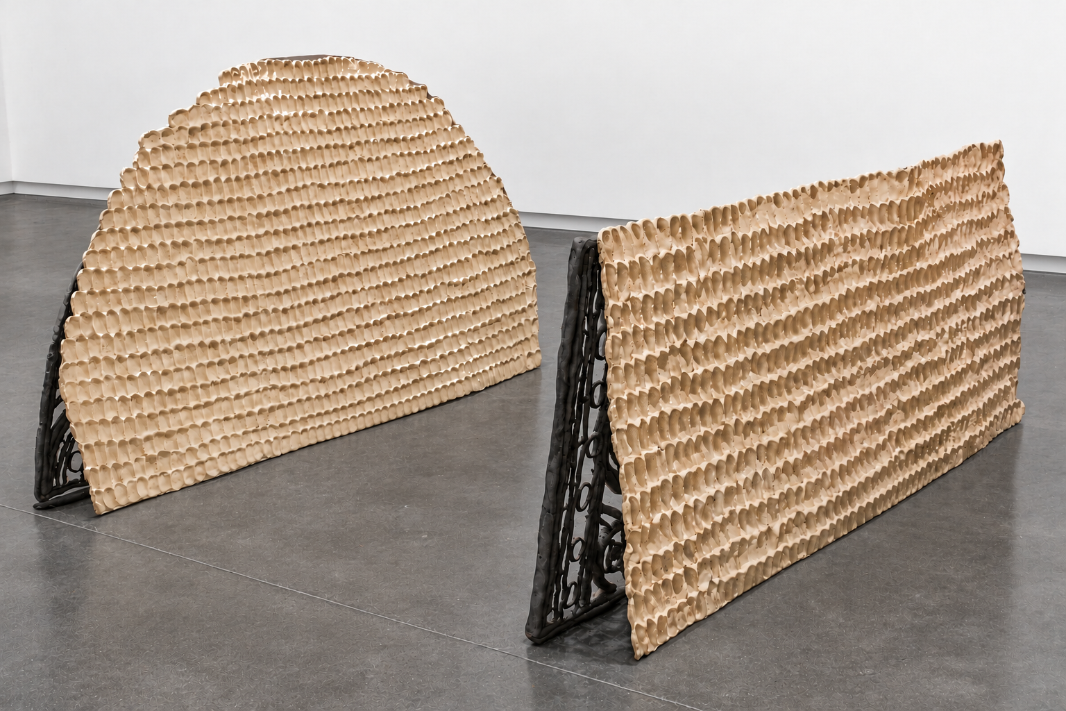 retable 2, 2021, ceramic, 48x30" each