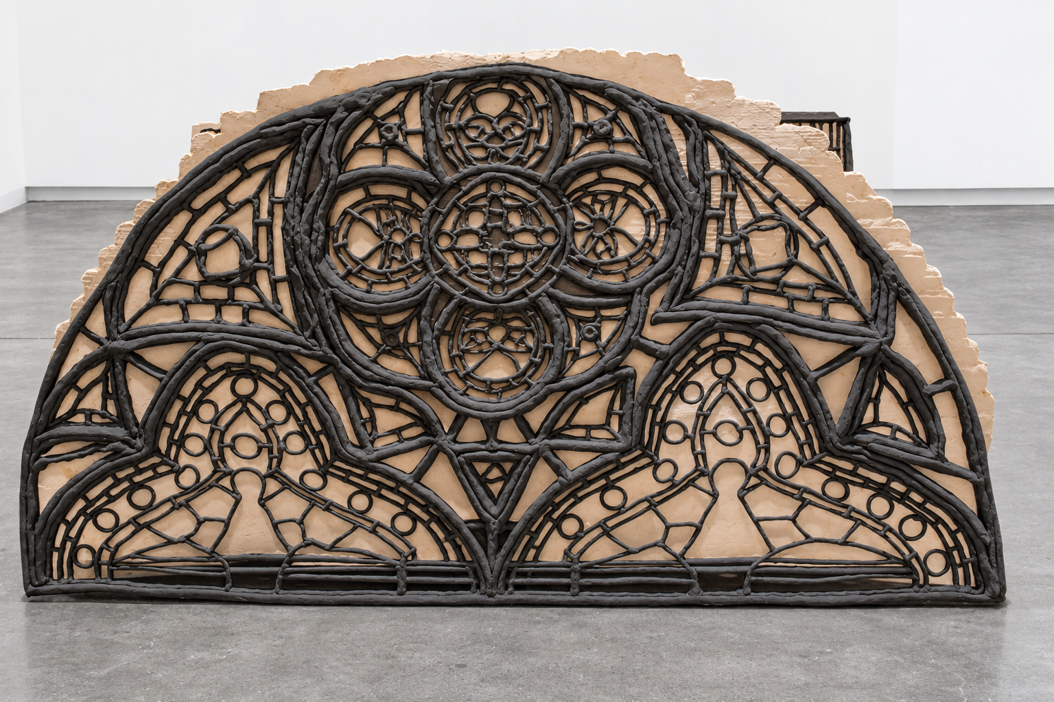 retable 2, 2021, ceramic, 48x30" each