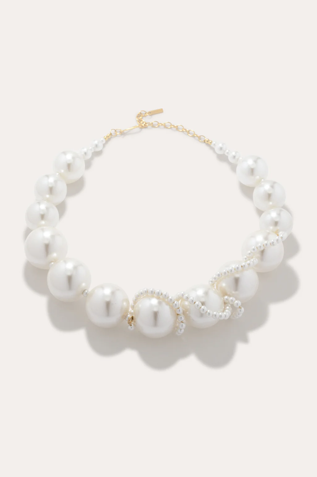 P219 Pearl and Gold Plated Necklace by Completedworks-3.png