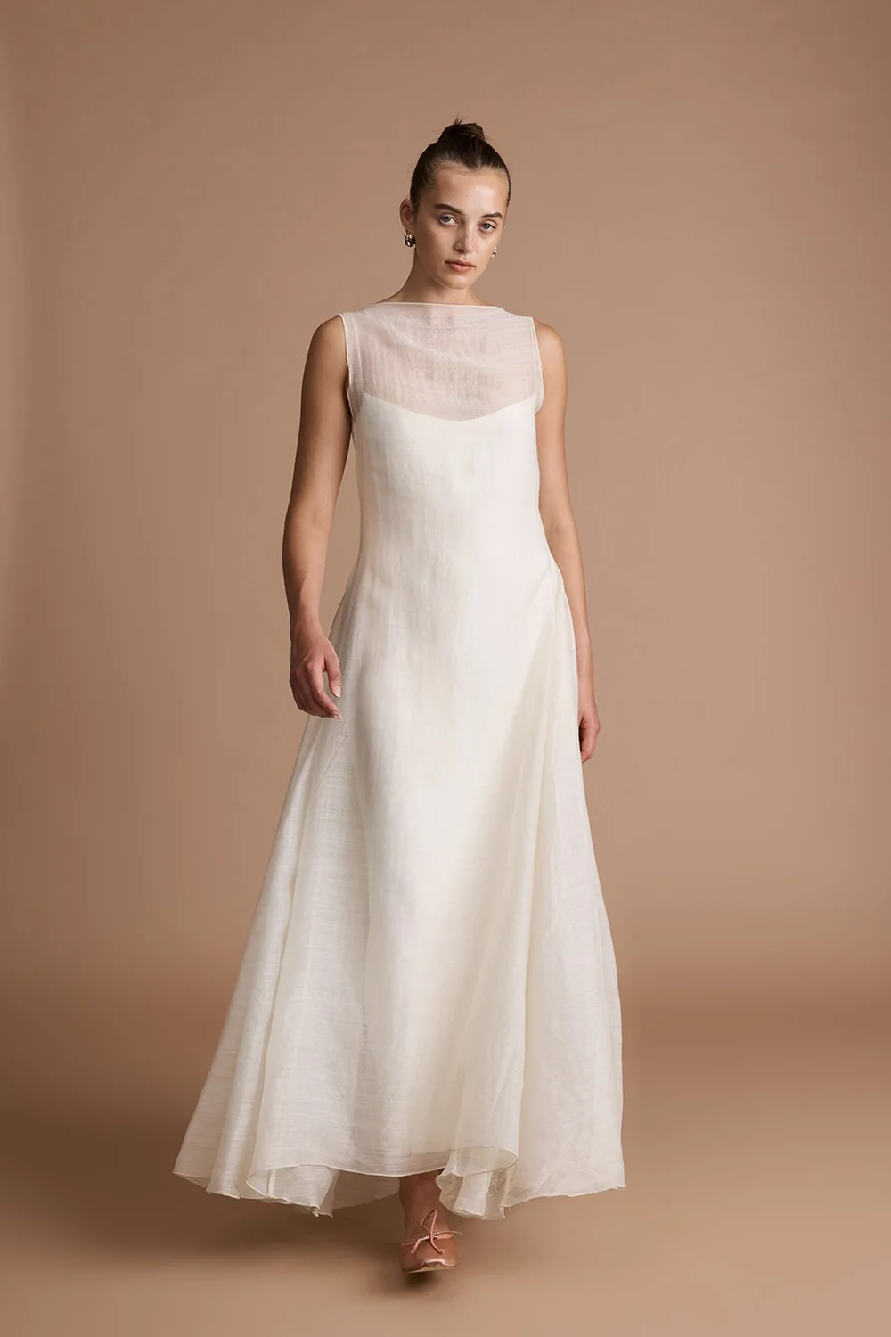 lola bridesmaid dress Lola Soft Pink Drop Shoulder Maxi Dress  All About May