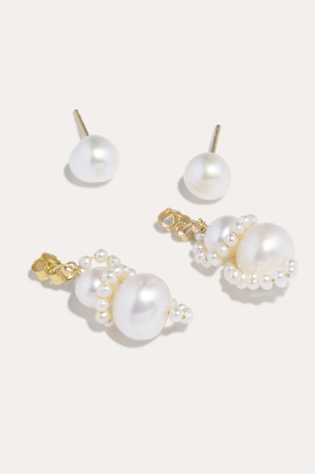 P213-Pearl and Recycled Gold Vermeil Earrings by Completedworks-3.png