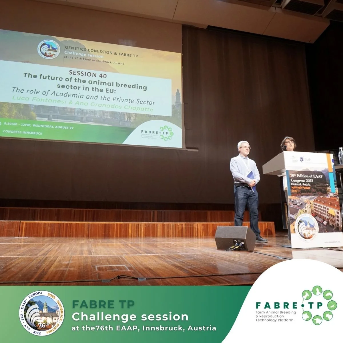Key outcomes of FABRE TP Challenge Session at EAAP 2025!