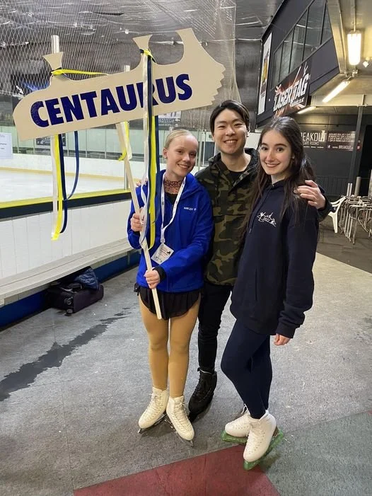 Three CISC skaters At NZ national Championships Opening Ceremony