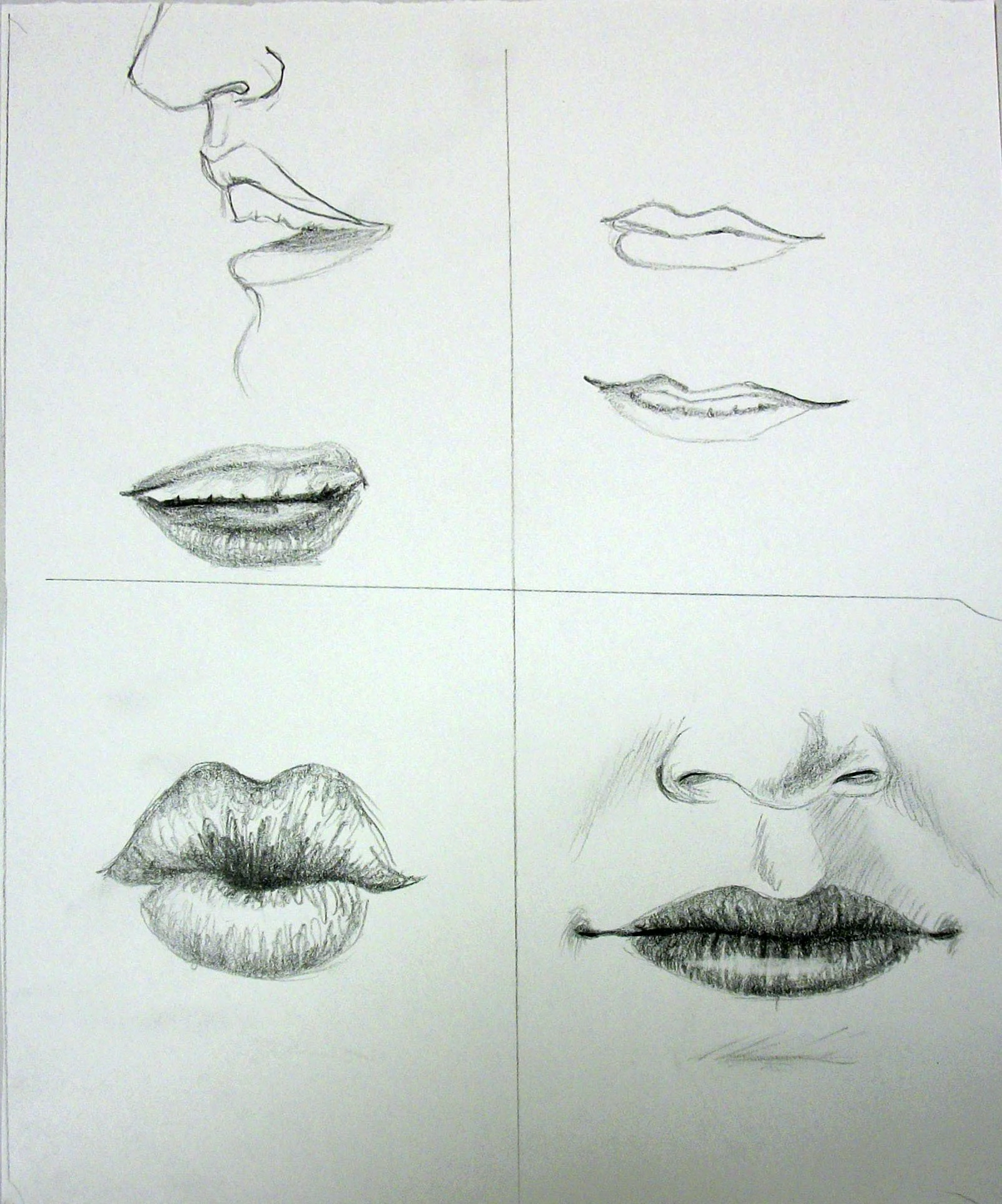 Start a section for drawing mouths