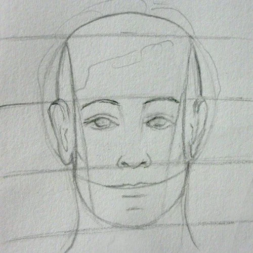 FRONTAL VIEW OF SKULL