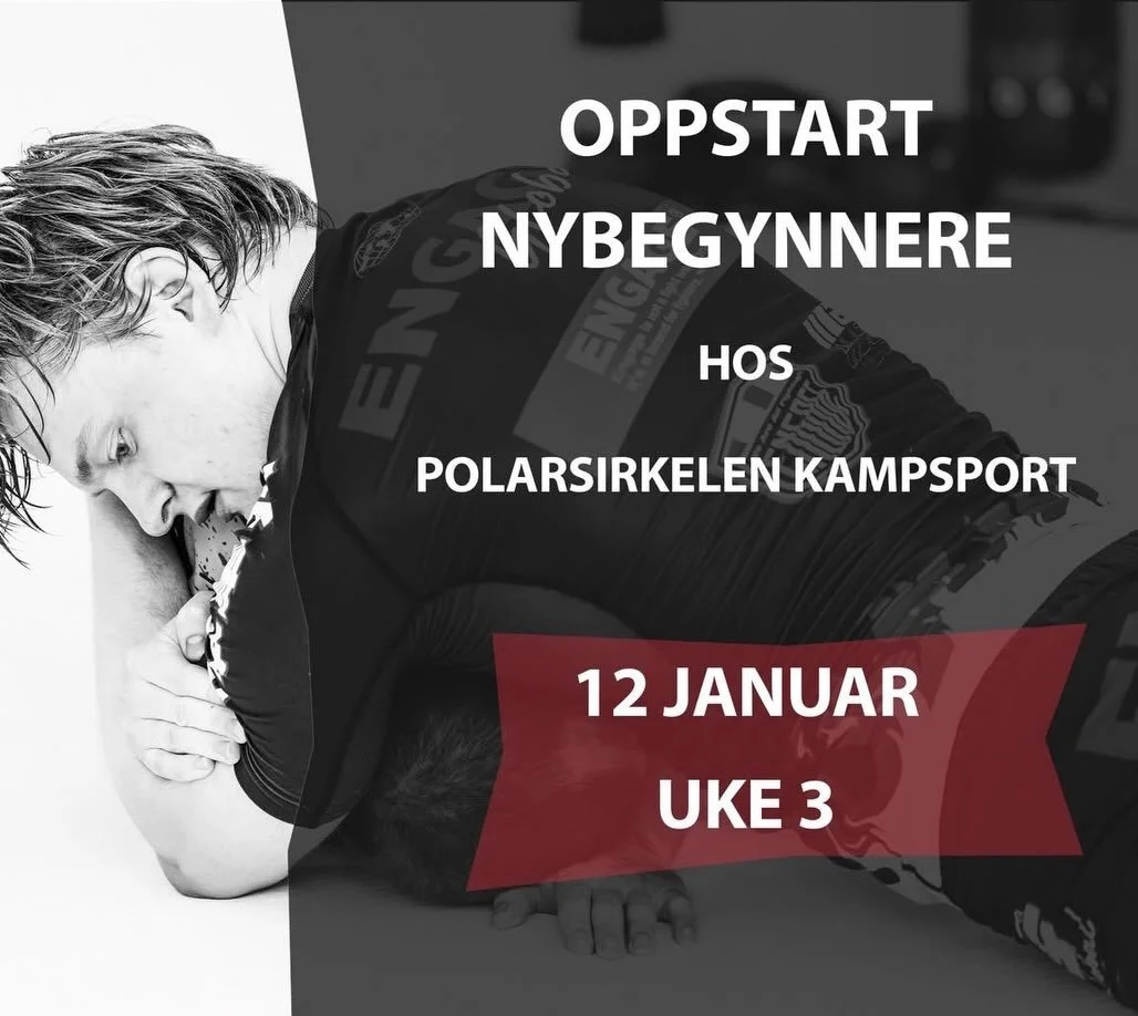 Godt nytt&aring;r! 

Nytt&aring;rsforsett, eller bare klar for noe nytt? N&aring; er det oppstart av nytt semester hos Polarsirkelen Kampsport! 

Vi tilbyr b&aring;de Jiujitsu og Kickboksing.

Perfekt for deg som vil trene bort ribbefettet, l&aelig;r