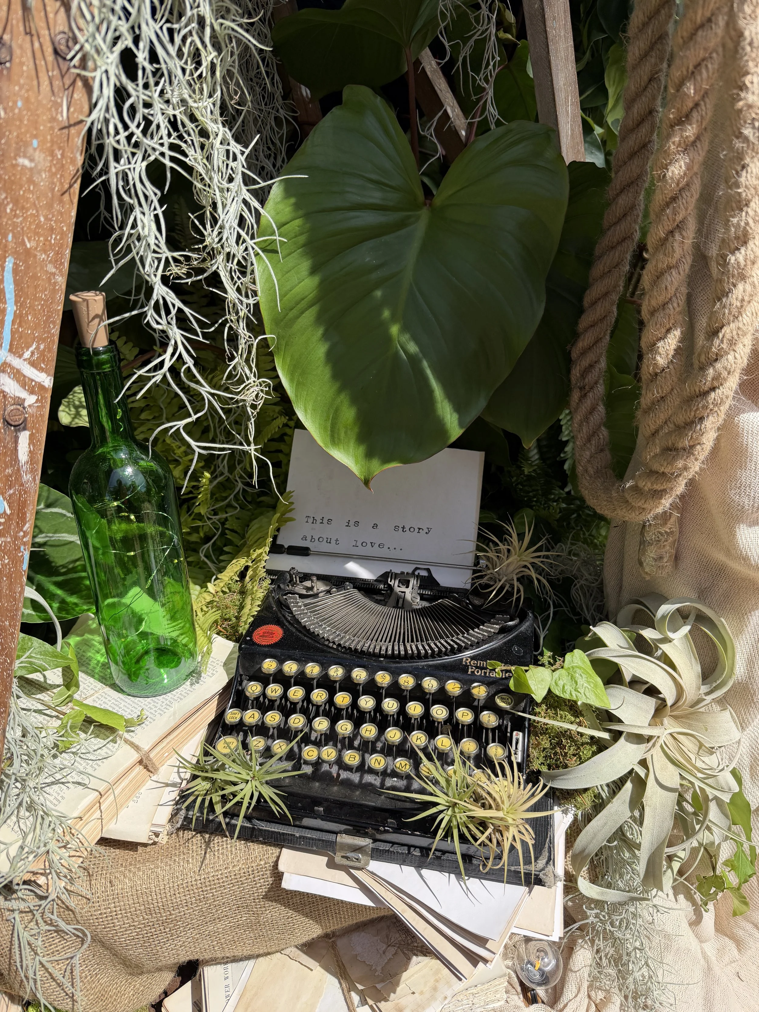 L'amour Vert for Moulin Rouge! The Musical at RHS Badminton Flower Show 2026 Designed by James Whiting and Plants By There - RHS Gold Medal and Best Houseplant Terrarium - Christian's Garret - This is a story about love