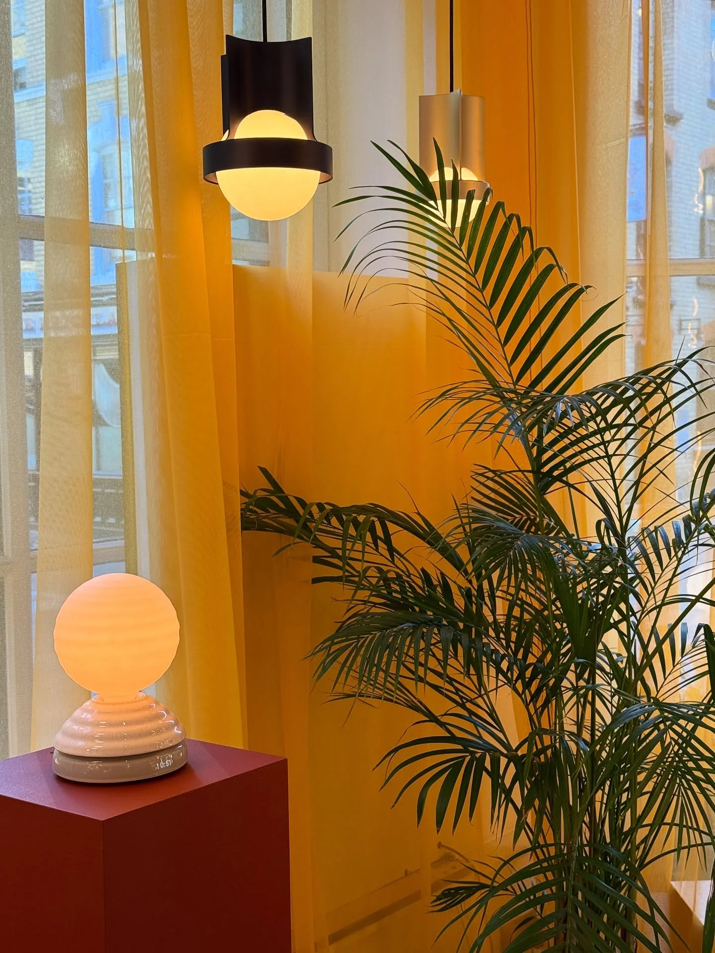 GREEN GLOW💡🌿- Our plants look oh so cute in the @tala showroom atm.
#plantsbythere #plantdisplay #tala #interiorplantdesign #plantstyle #interiordesign #lightingdesign #shoreditch #indoorgardener