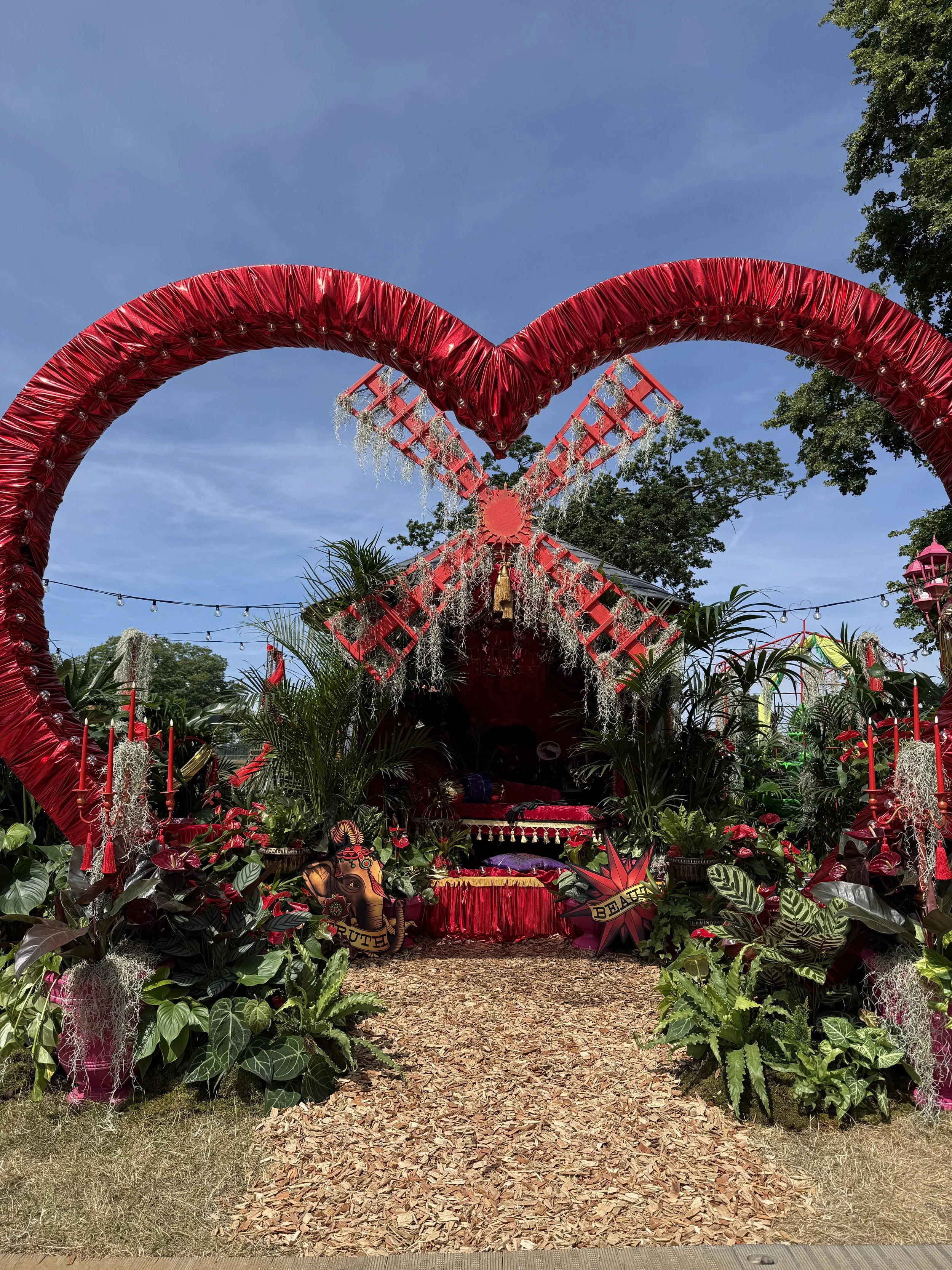L'amour Vert for Moulin Rouge! The Musical at RHS Badminton Flower Show 2026 Designed by James Whiting and Plants By There - RHS Gold Medal and Best Houseplant Terrarium