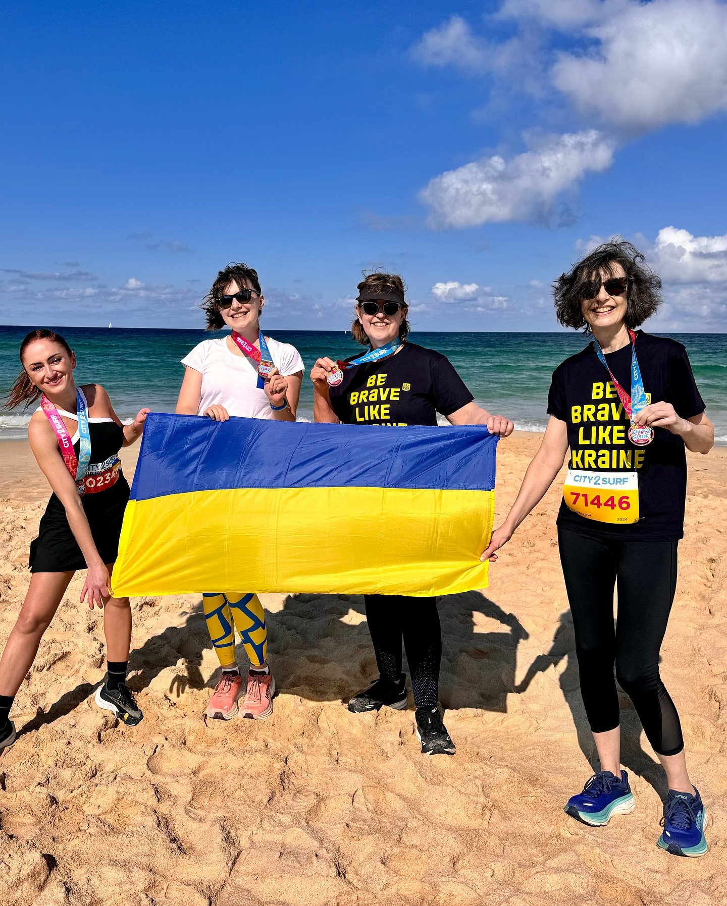 Five Hearts, One Cause: Our City2Surf Team Runs (and Walks) for Ukraine
