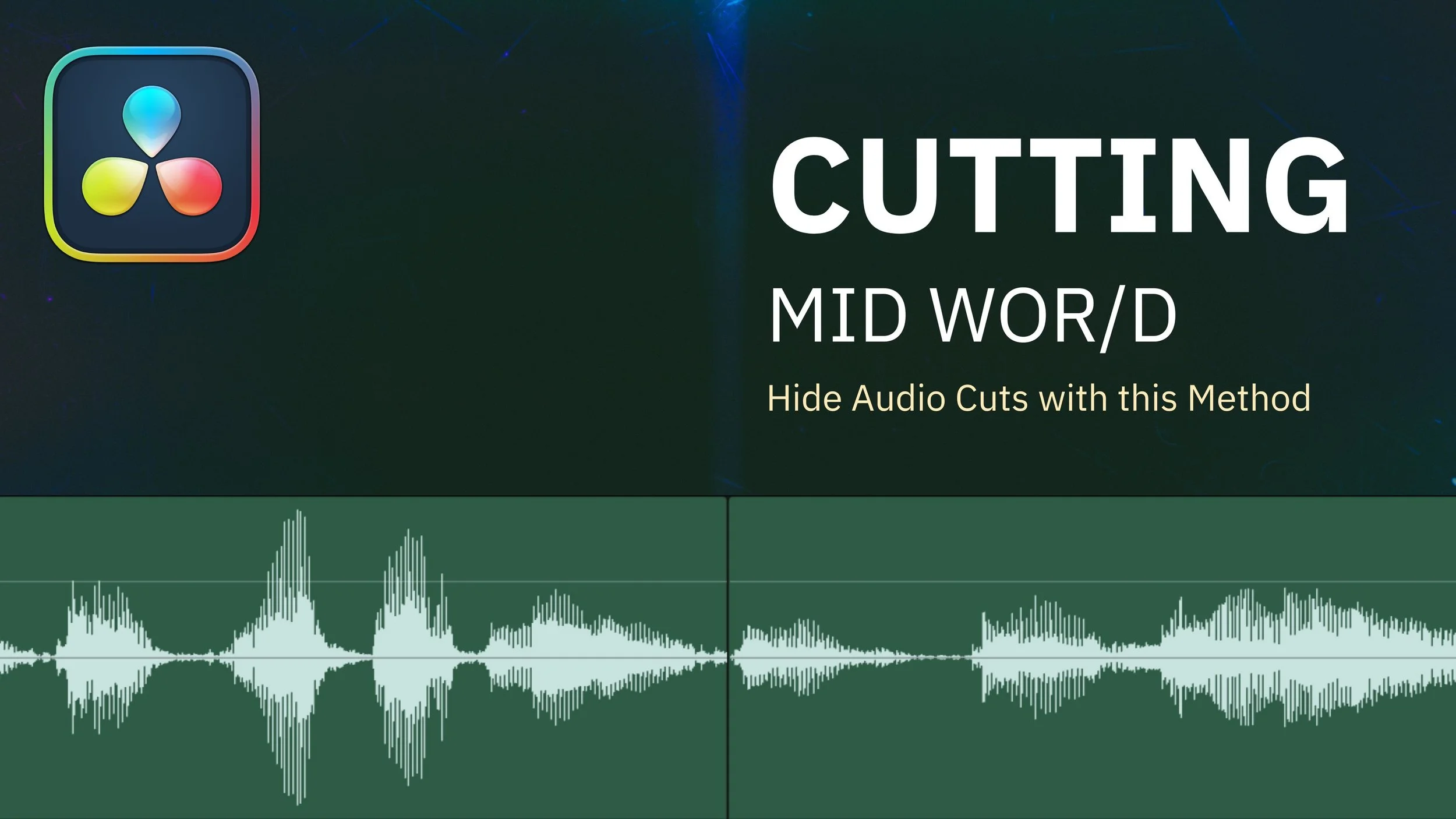 How to Smoothly Edit Interview Audio in DaVinci Resolve: Mid Word ...