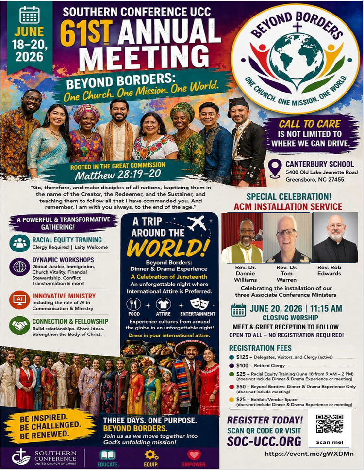 Ucc Events Southern Conference of UCC