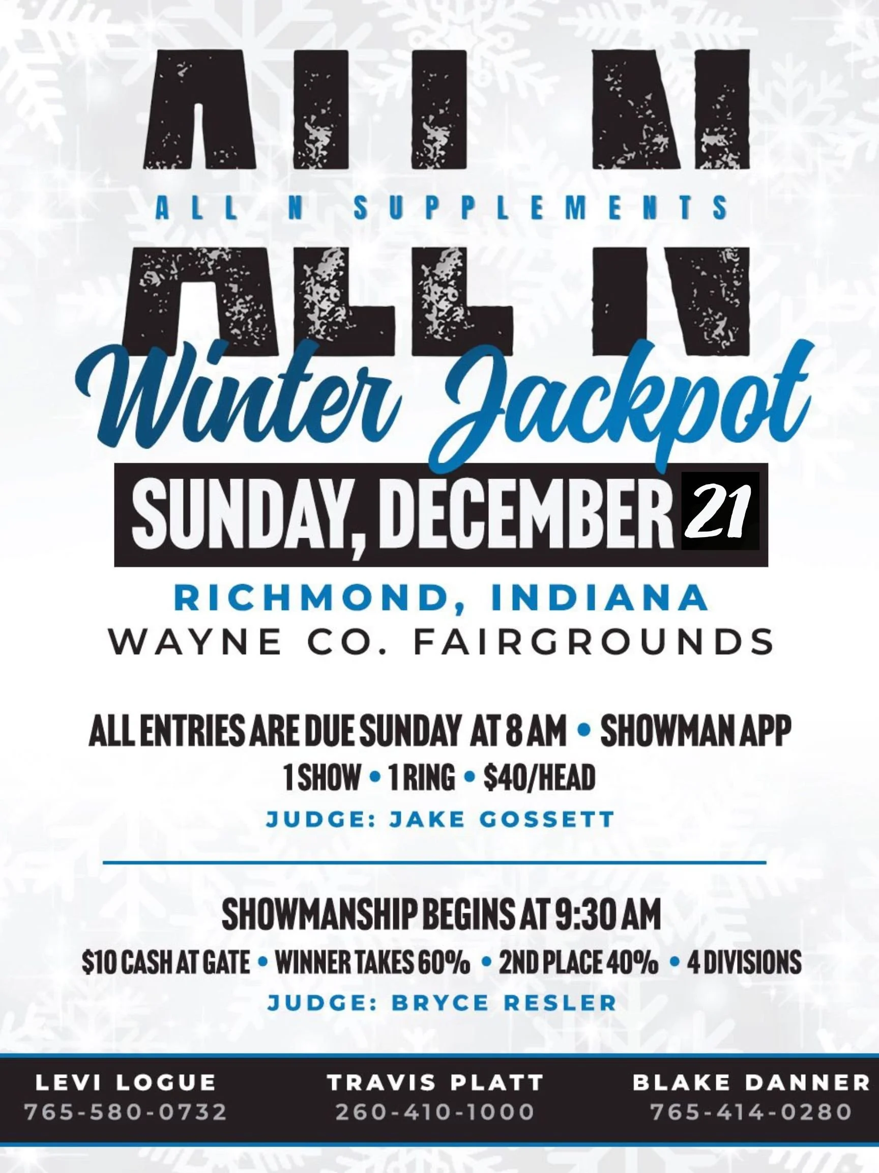 ALL N SUPPLEMENTS WINTER JACKPOT