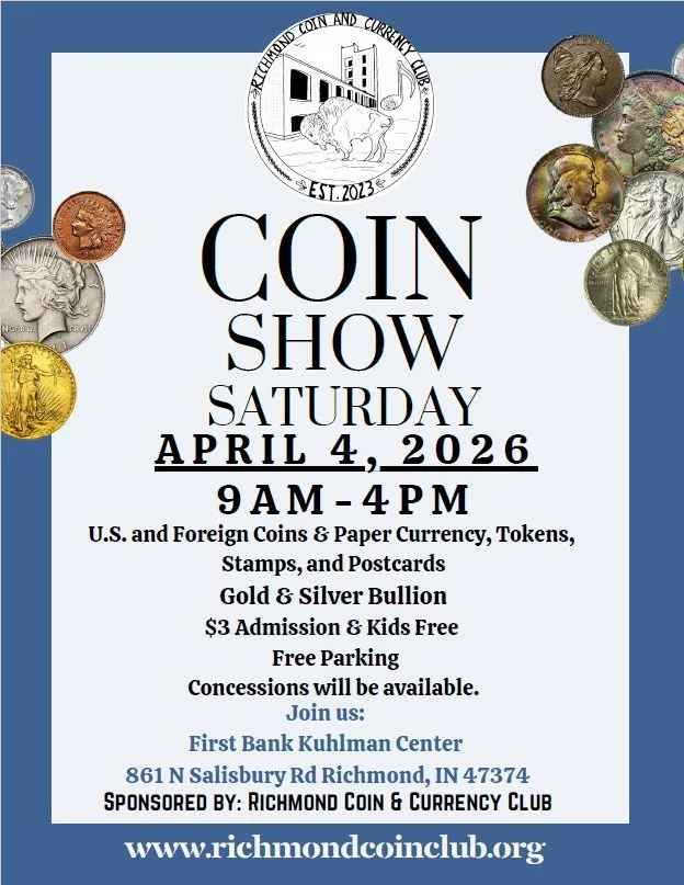 RICHMOND COIN AND CURRENCY CLUB - COIN SHOW