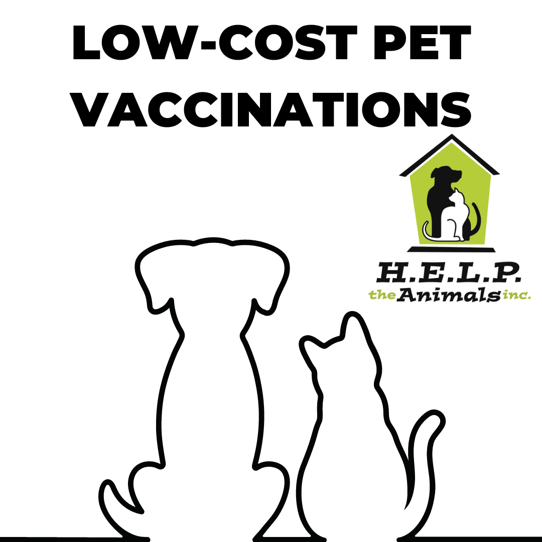 HELP THE ANIMALS SPRING VACCINATION CLINIC