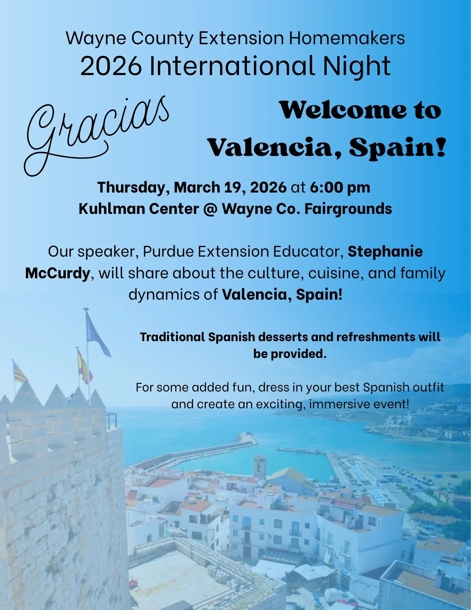 WAYNE COUNTY EXTENSION HOMEMAKERS INTERNATIONAL NIGHT