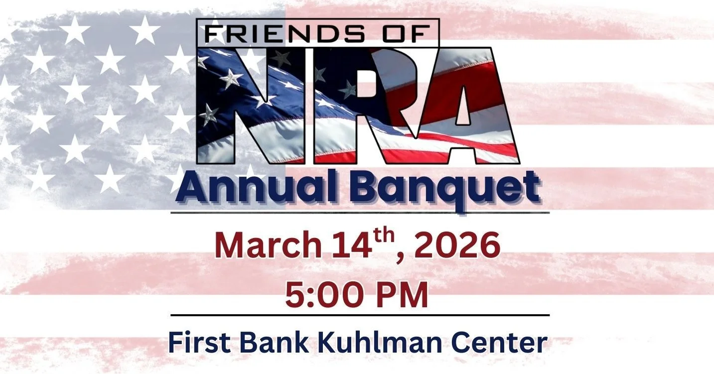 ✨NRA Banquet✨
This Saturday, March 14th is the Annual Friends of NRA Banquet!

🎟Learn more and get tickets here: https://waynecountyfairgrounds.org/upcoming-events/whitewater-valley-friends-of-nra-banquet-2026-pjfe6

#NRA #FriendsOfNRA #WayneCountyF