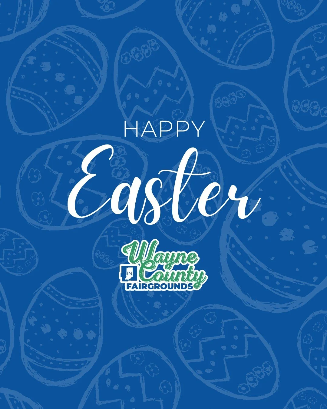 🐰Happy Easter from the staff at the Wayne County Fairgrounds!
The office will be closed tomorrow, Friday the 3rd, in observance of Good Friday and will re-open Monday the 6th. 

🚨Don't forget to drop in Saturday the 4th for the Richmond Coin &amp; 