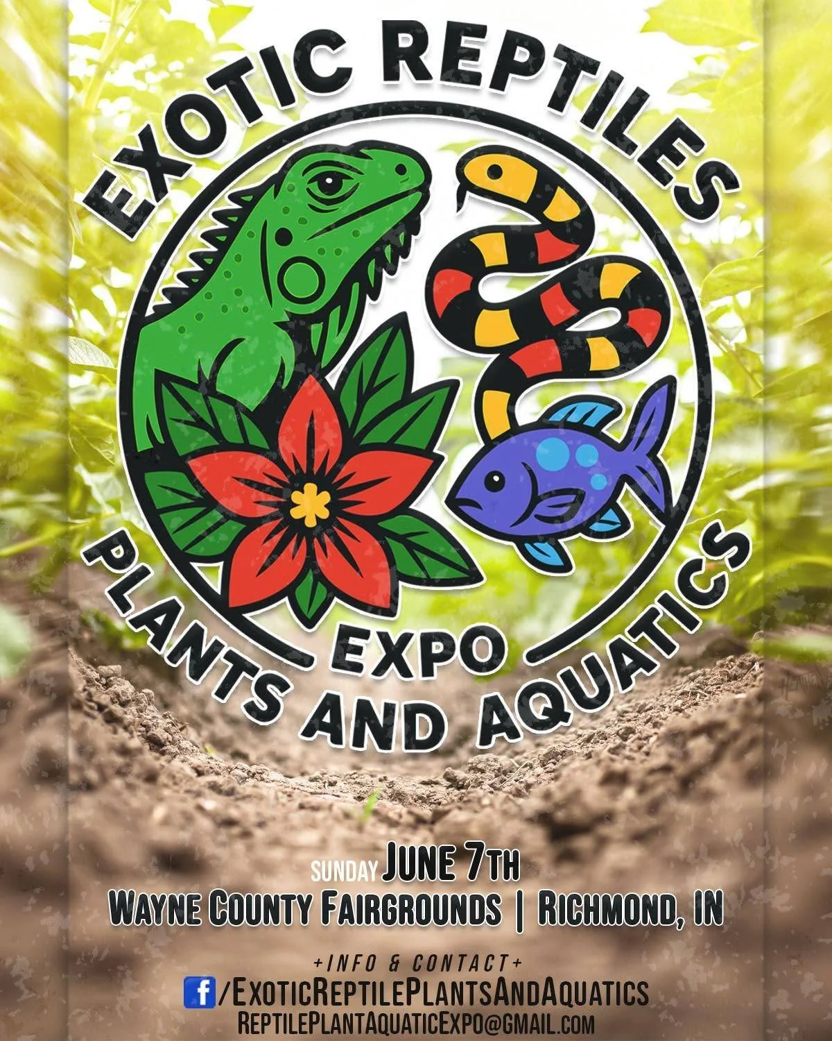 Ready for an extraordinary Sunday? 🐍 Bring the whole family to the Exotic Reptile Plants and Aquatics Expo on June 7th! Join us inside the spacious, air-conditioned First Bank Expo Hall to explore incredible creatures, stunning plants, and unique aq