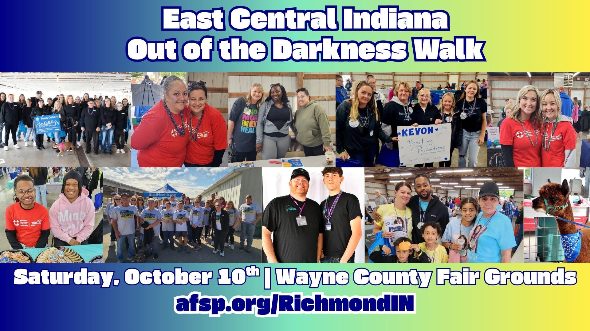 EAST CENTRAL INDIANA - OUT OF THE DARKNESS WALK