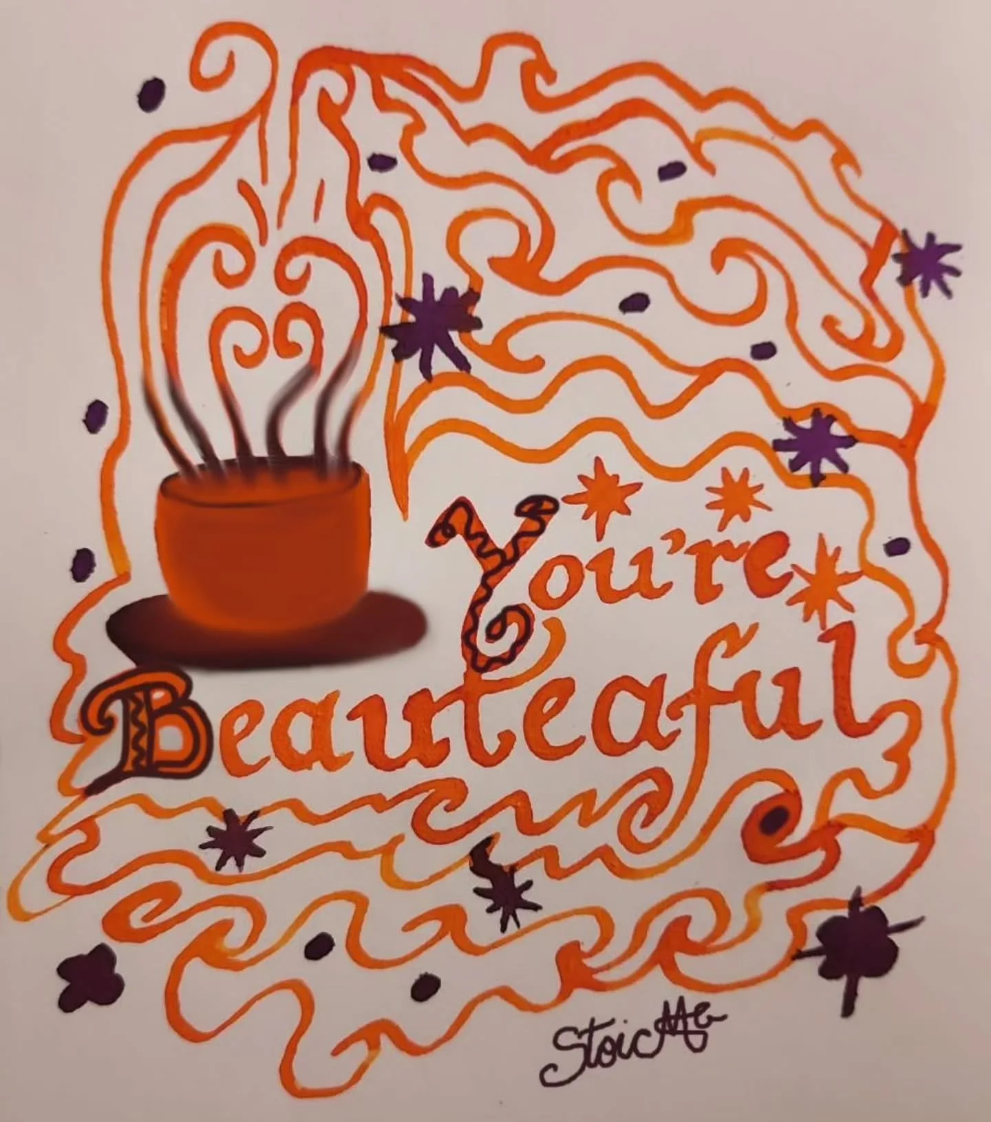 Day 8 says You're Beauteaful 😊✨🍵