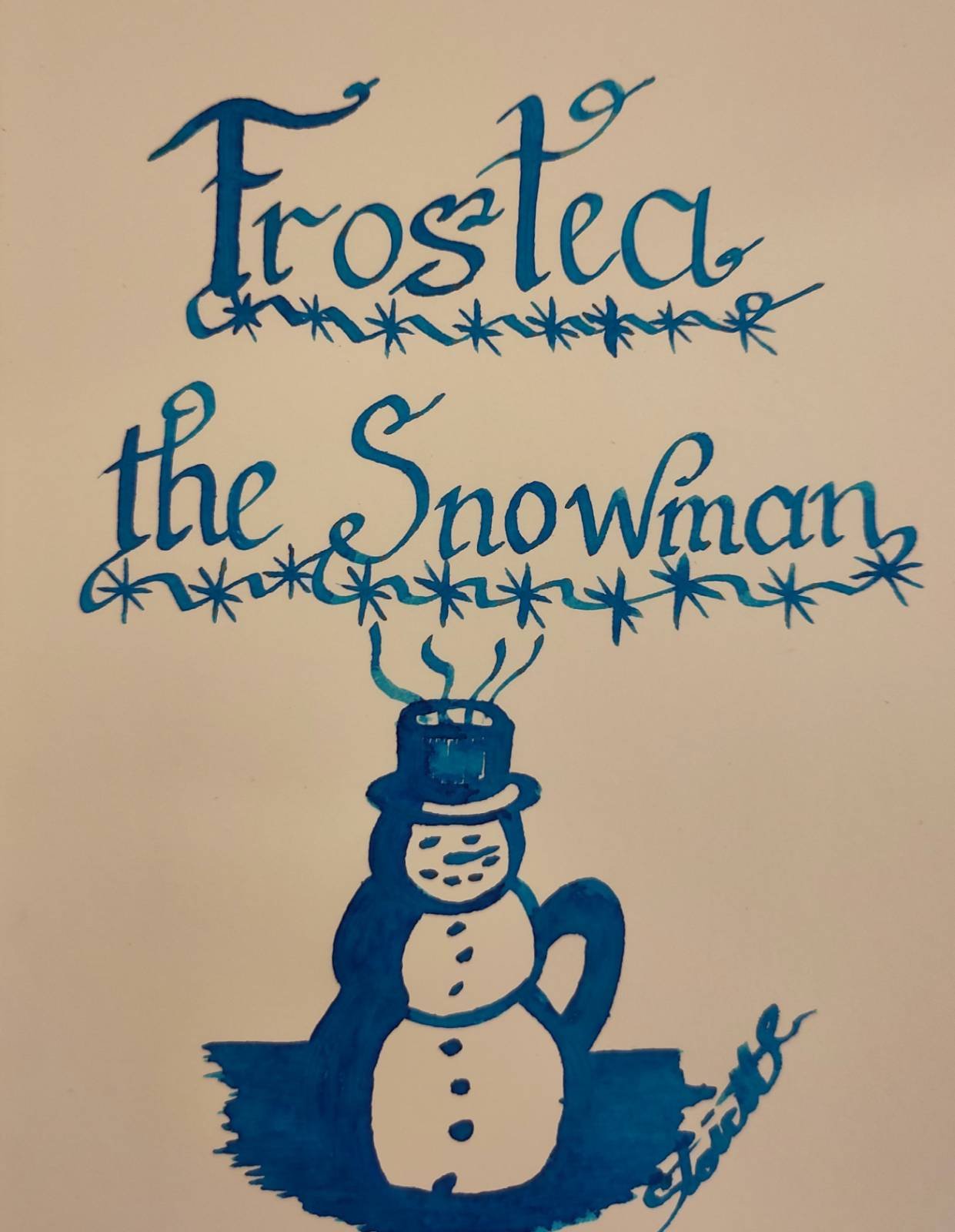 Day 23 features Frostea the Snowman ⛄🍵