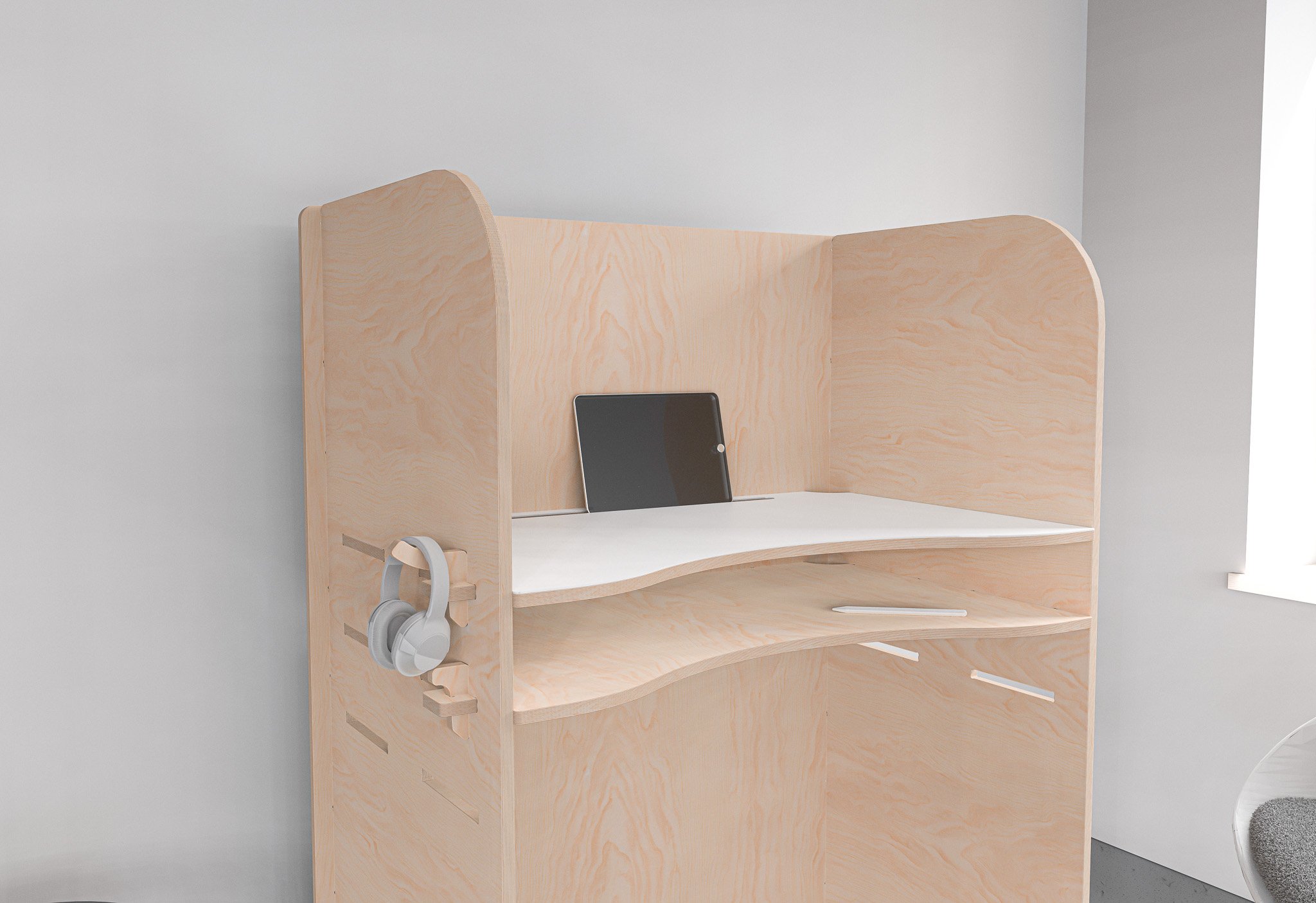 Remote Learning Desk — Ben Hudson