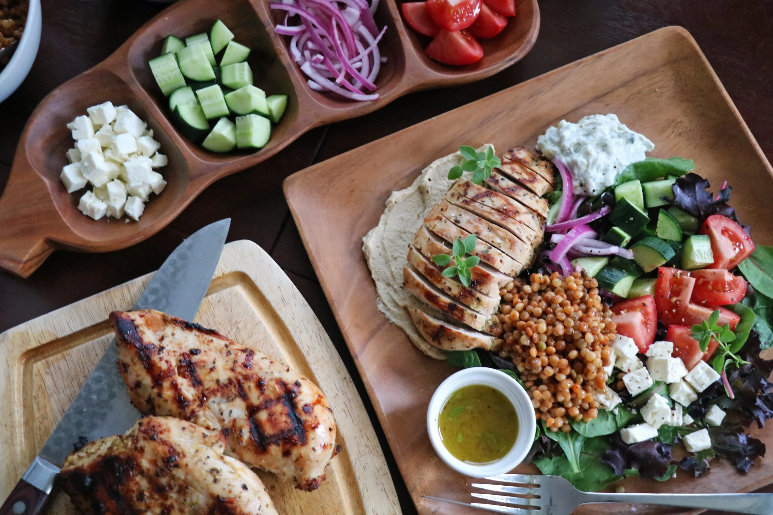 Mediterranean Chicken Bowls