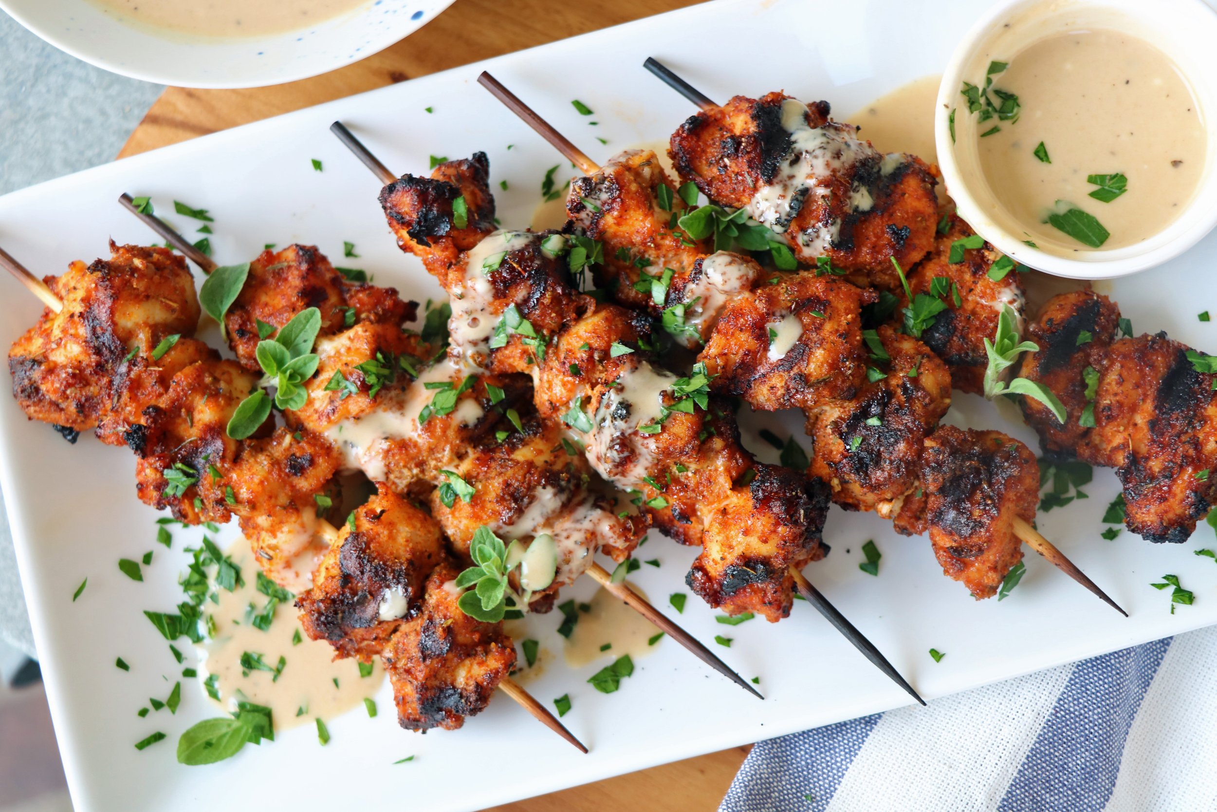 Cajun Chicken Skewers