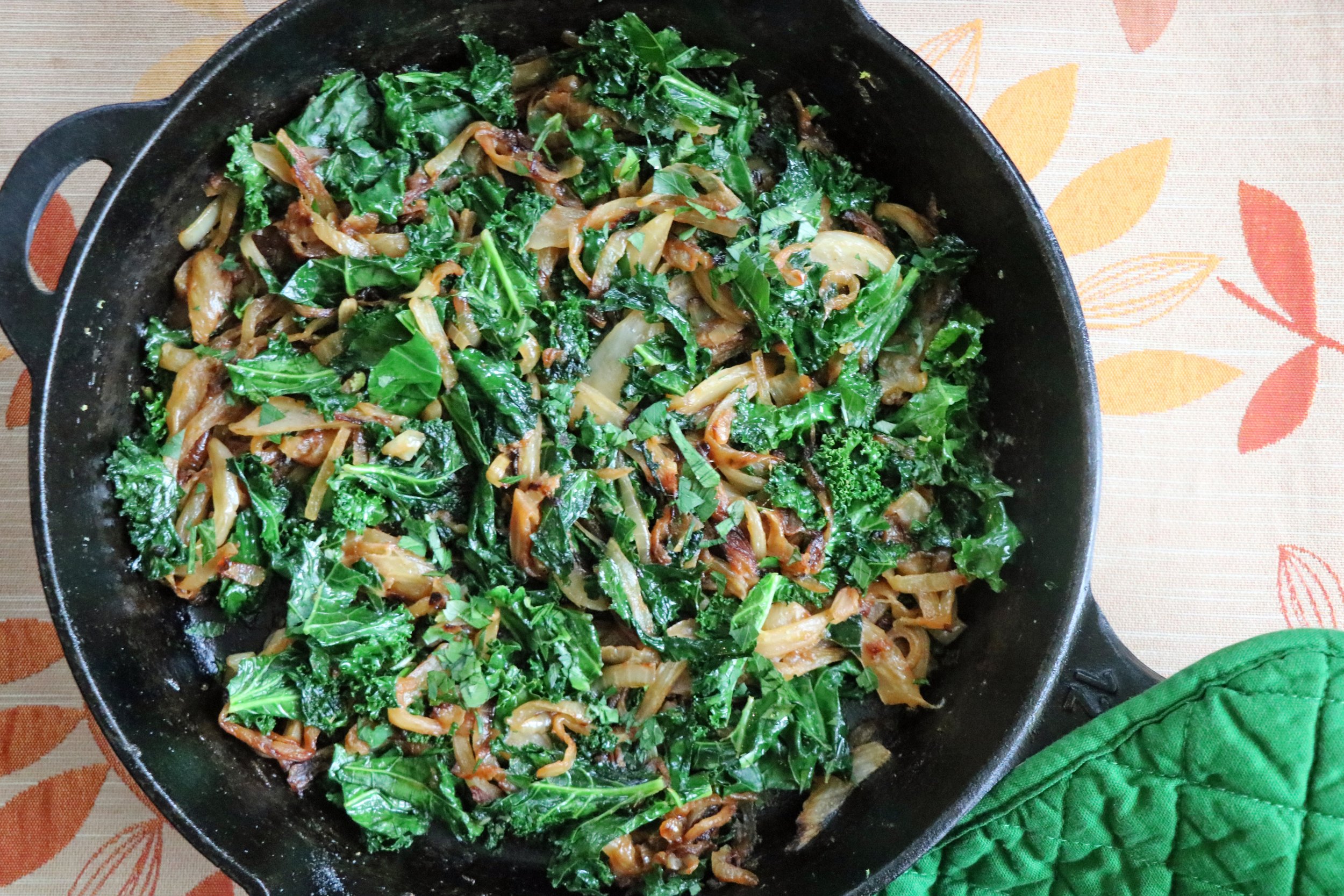 Caramelized Fennel and Onion + Greens