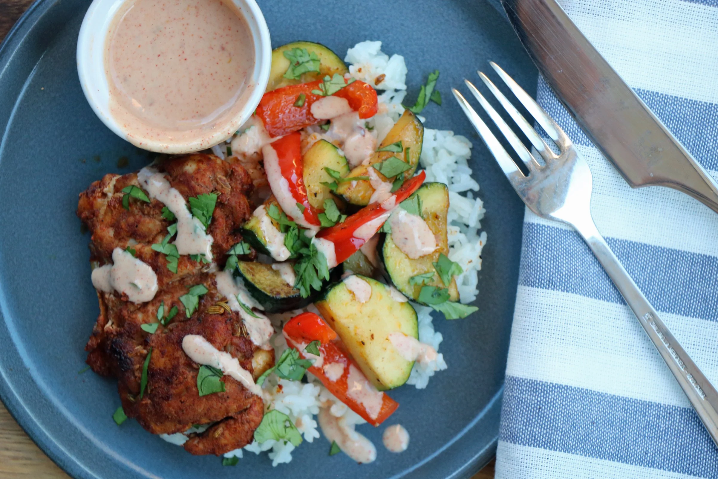 Paprika &amp; Fennel  Chicken Thighs