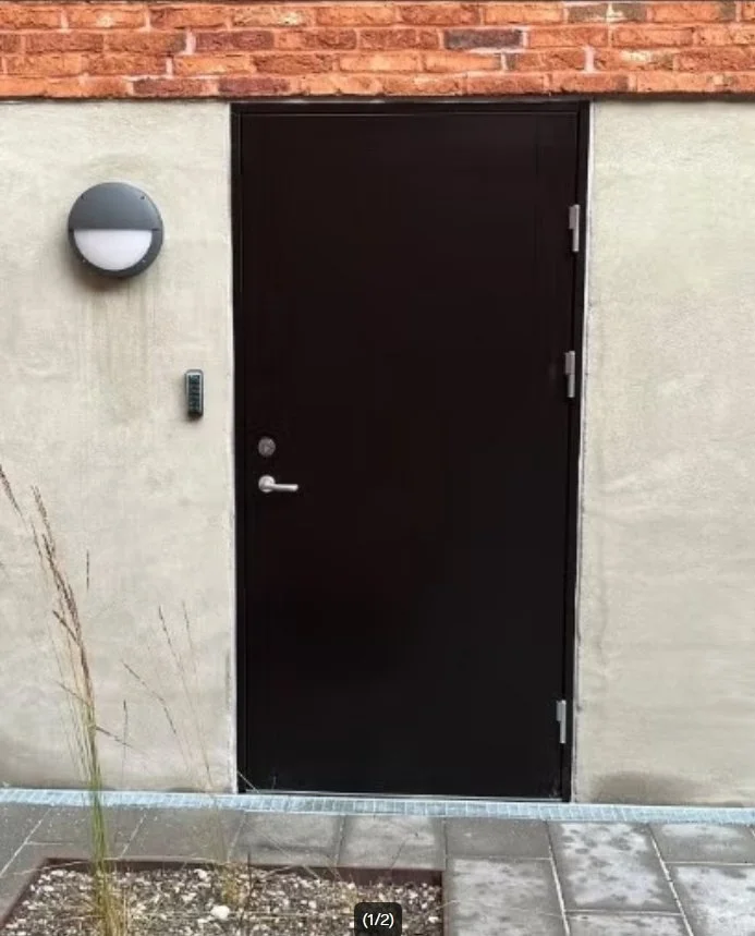 El60 Ståldører 90-100x210cm Venstrehengslede