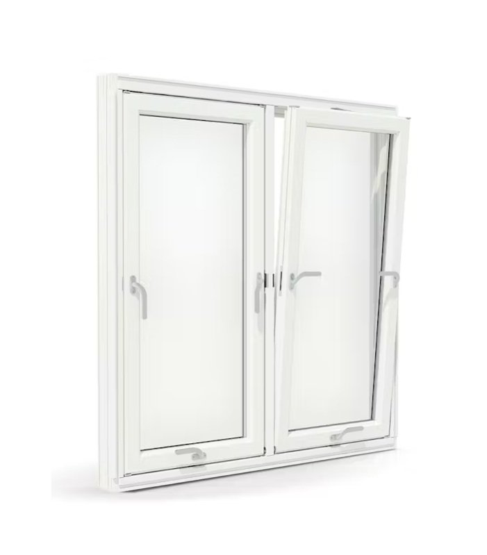NorDan Sikkerhetsvindu – 2-veis innadslående – 1520 x 1660 mm