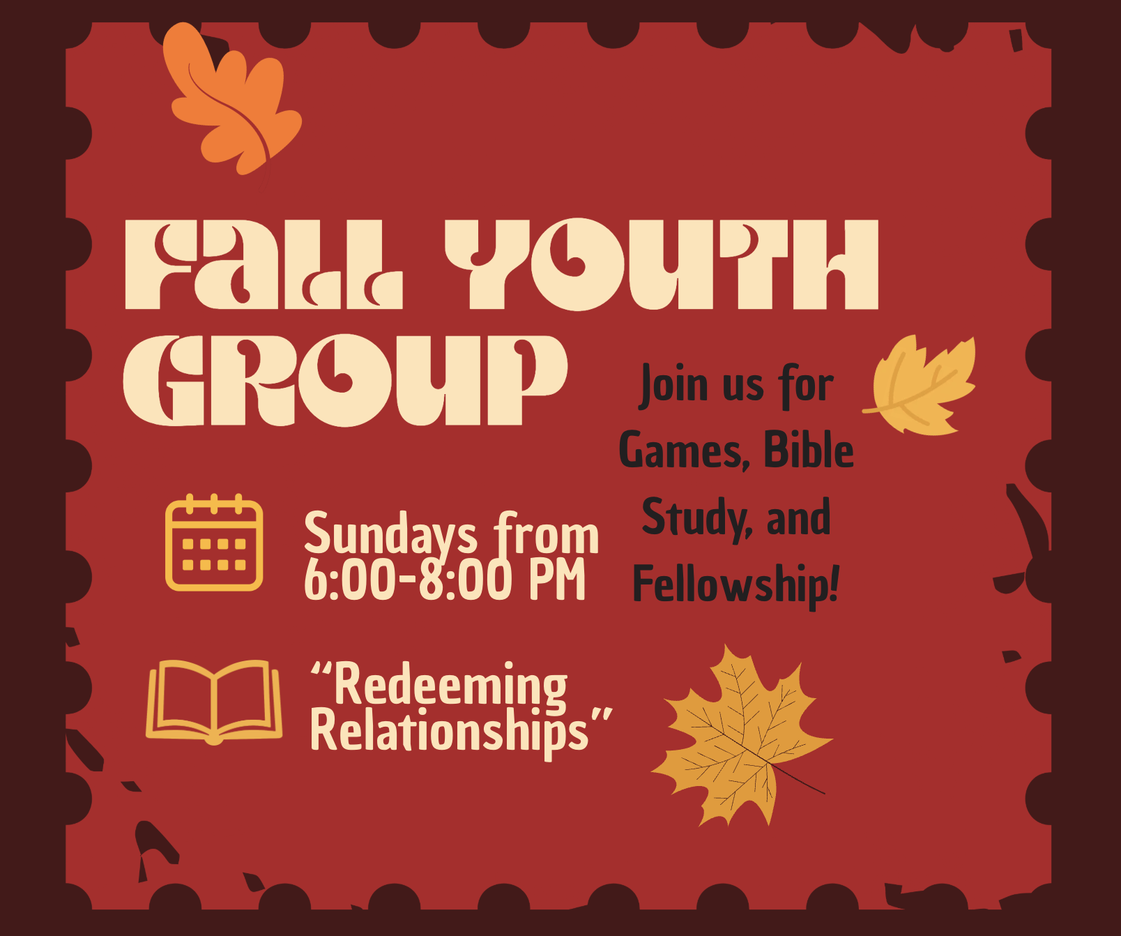 Youth Group Fall Kick-Off 
