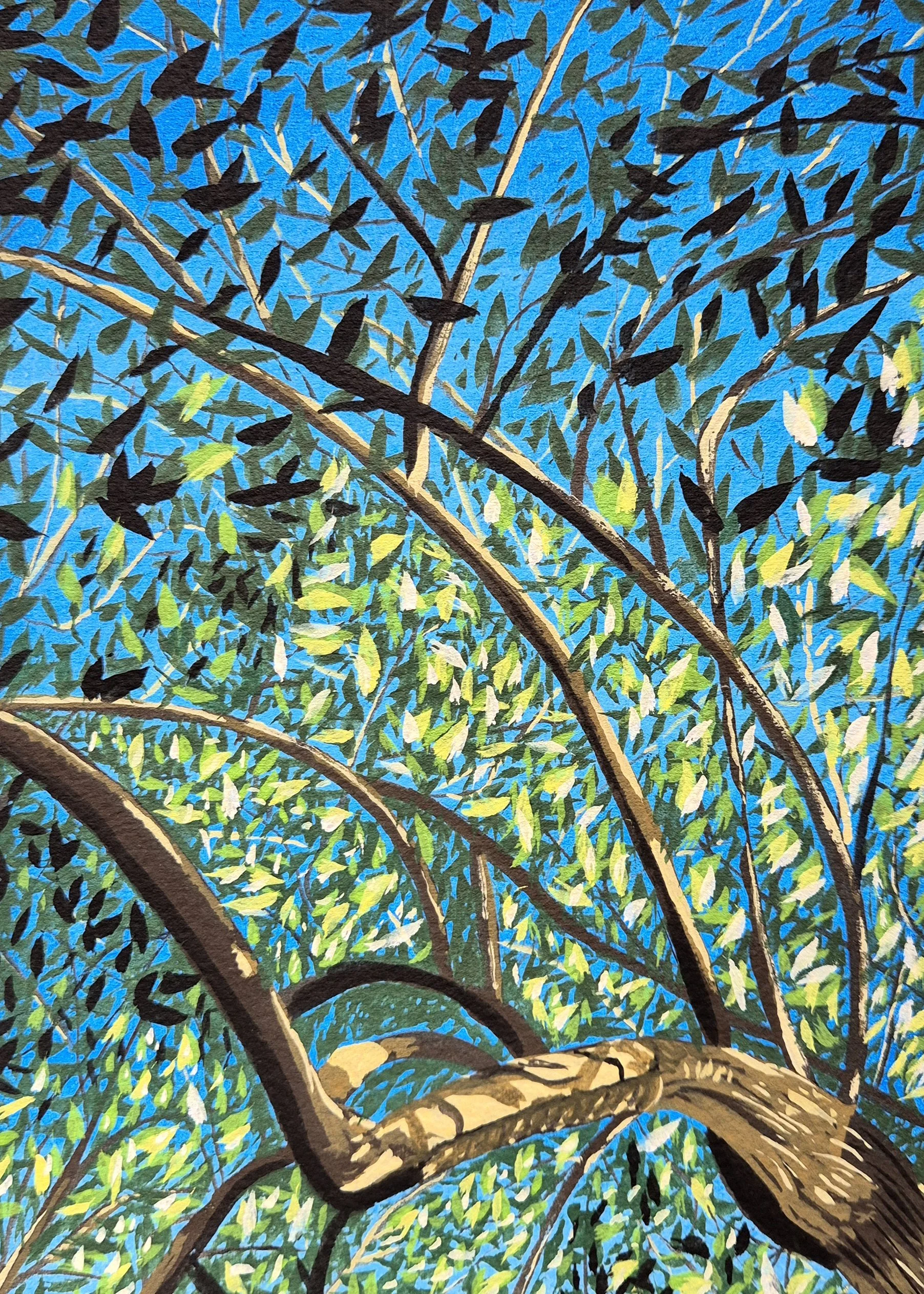 Untitled, 15cm x 21cm, Gouache on Arches watercolour paper.