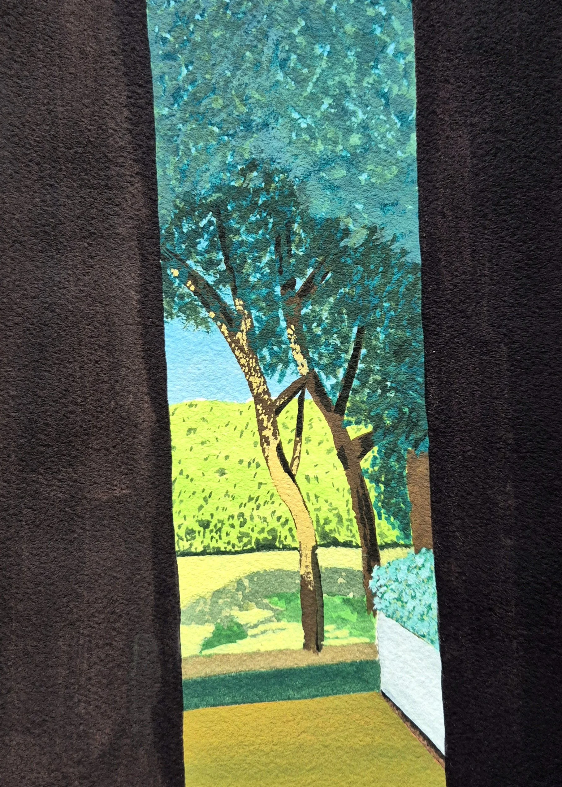 Untitled, 15cm x 21cm, Gouache on Arches watercolour paper.