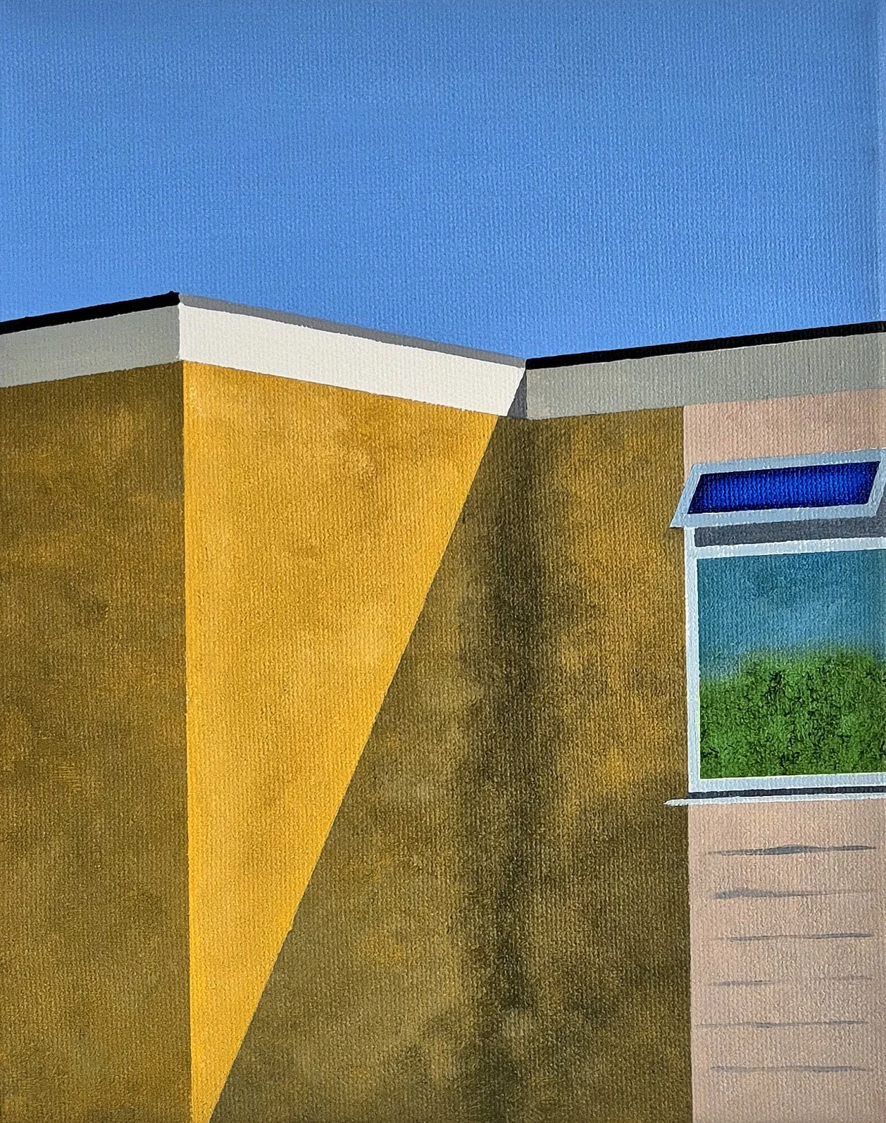 Everything Felt Louder Than Summer, 20cm x 25cm, oil on canvas.