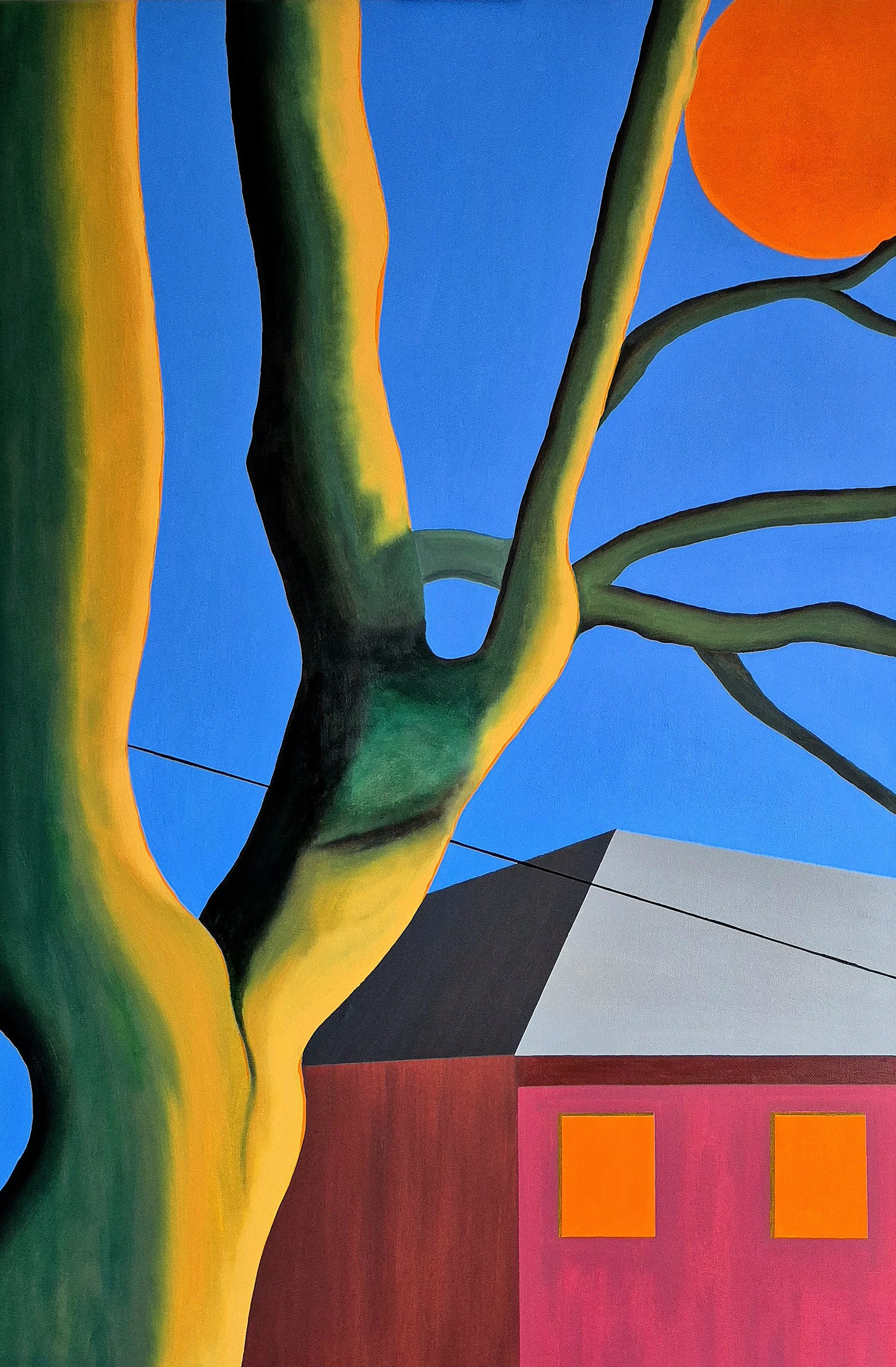 Orbit, 61cm x 90cm, oil on canvas.