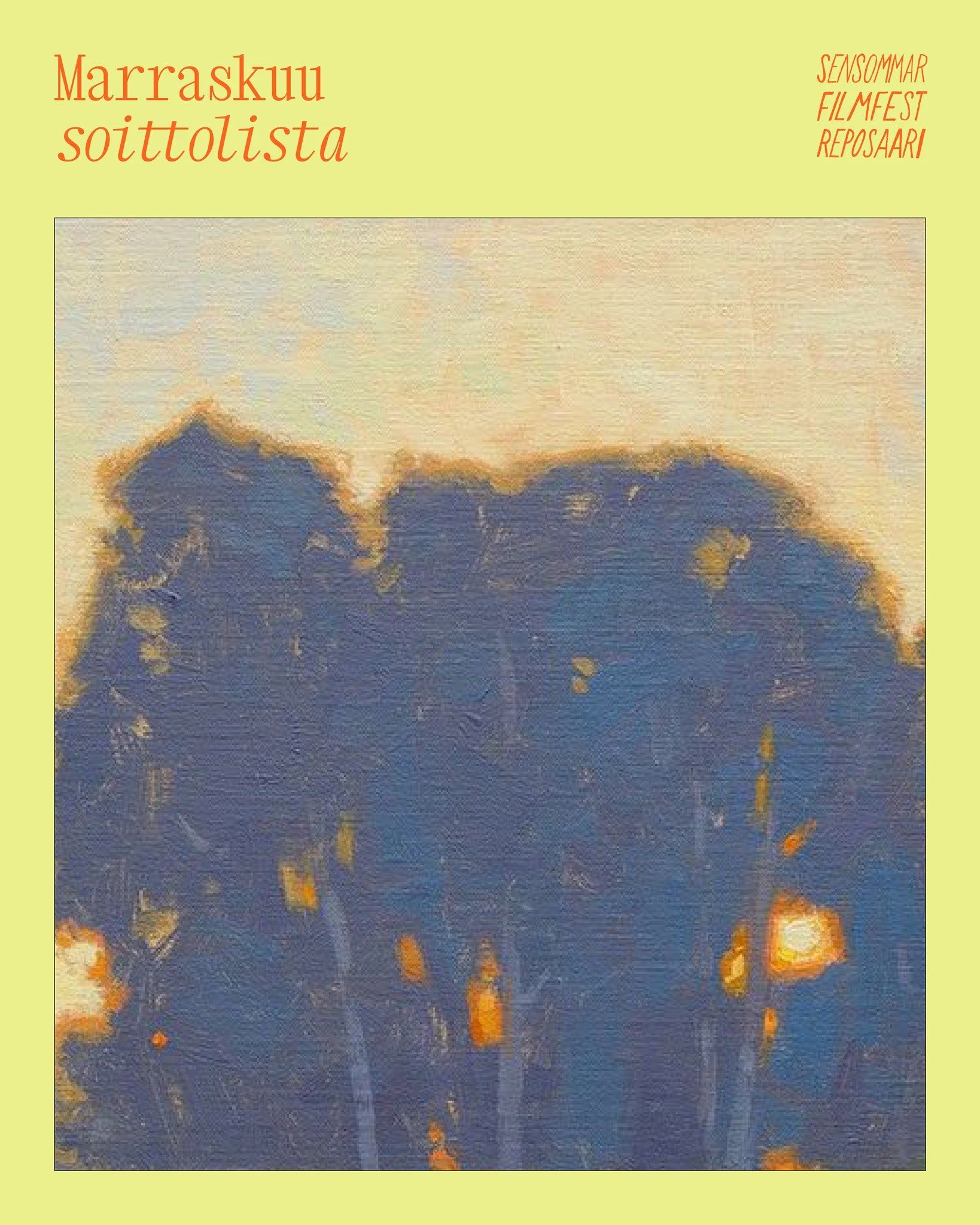 Sensommarin marraskuun soittolista on pimeiden iltojen iloksi <3

H&auml;r kommer novemberlistan, perfekt f&ouml;r de m&ouml;rka kv&auml;llarnas n&ouml;je <3

Linkki biossa/L&auml;nk i bio